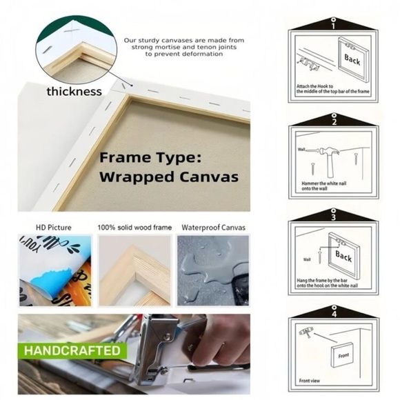 Colorful Jesus Christian Art Print, 12”x18” Wrapped Canvas - Picture 2 of 6